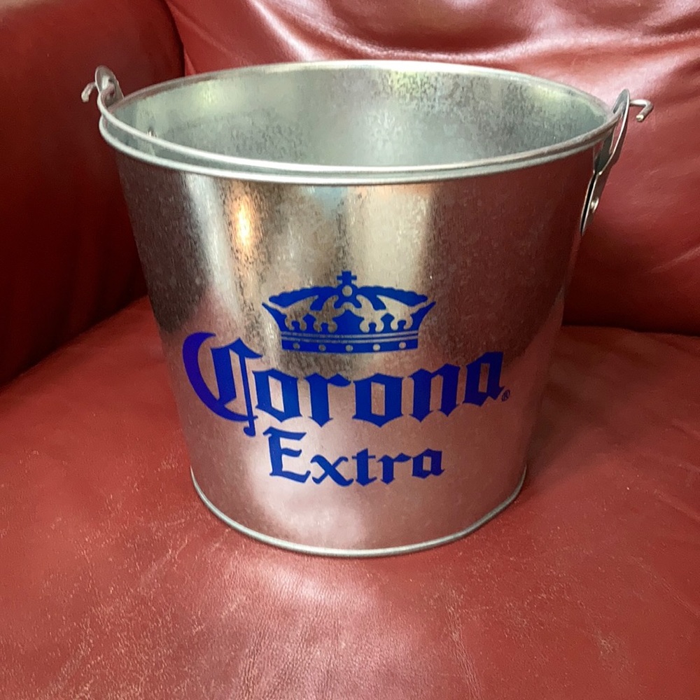 Corona Beer Logo Metal Drink bucket NWOT